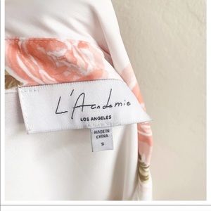 L’academie beautiful floral comfortable dress, side slits